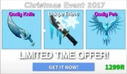 Ice Phoenix shown in the banner about the Winter Item Pack Promotion