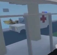 The ambulance outside the map.
