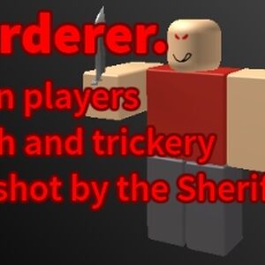 Murderer, Murder Mystery 2 Wiki