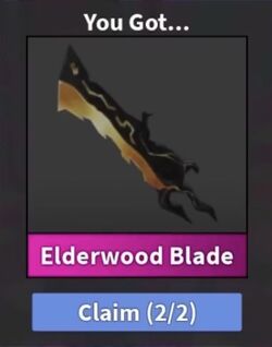 Gold Elderwood Blade, Murder Mystery 2 Wiki