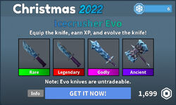 How to get ALL Icecrusher EVO Items in MM2 