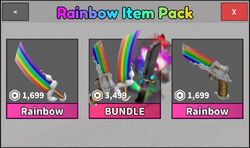 Rainbow Gun 2023  Trade Roblox Murder Mystery 2 (MM2) Items