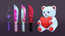 How To Get ALL Valentines Items in Murder Mystery 2! 
