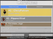 Christmas Token Leaderboard