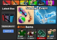 The event featured in the shop.