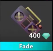 The GUI to buy it within the shop.