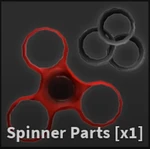 The parts players would receive upon salvaging a common weapon.