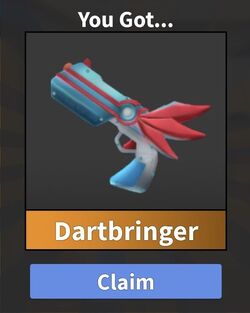 HOW TO GET THE NEW DARTBRINGER NERF GUN! (MM2) 
