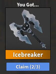 Ironjenjin claiming the Silver Icebreaker.