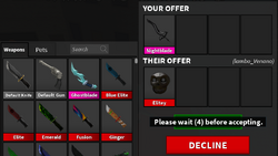 trading my inventory i use mm2 value because i cant get to supreme