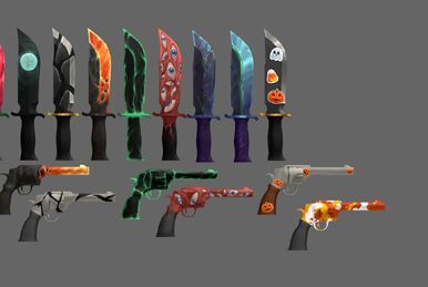 Ok Here are actual mm2 Halloween leaks Nik really re-skined a Phantom and  spectre gun bro really ran out of ideas looks like we gonna get another  crossbow or a axe im