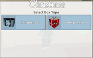 Christmas Select Box Type.