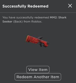 NERF Roblox MM2 SHARK SEEKER Gun ROBLOX INCLUDES CODE BRAND NEW