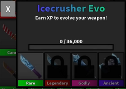 How to get ALL Icecrusher EVO Items in MM2 