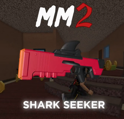 I REDEEMED NEW ROBLOX MM2 SHARK SEEKER NERF GUN 
