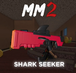 NERF Roblox MM2 SHARK SEEKER Gun ROBLOX INCLUDES CODE BRAND NEW SEALED FAST  SHIP