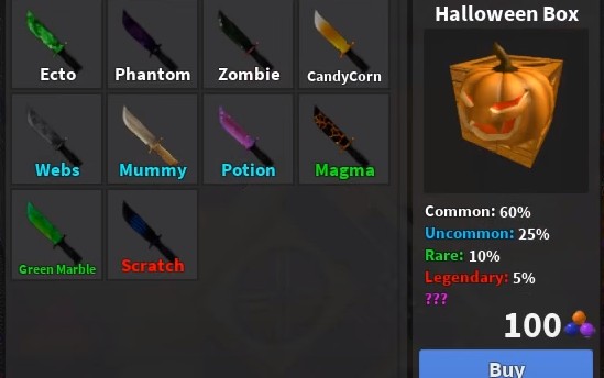 Hallow Set, Trade Roblox Murder Mystery 2 (MM2) Items