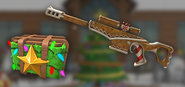 The banner in the shop.