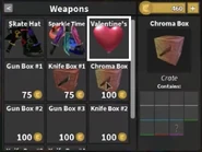 The Valentines Event found in the shop.