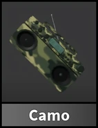 The radio found in a player’s inventory.