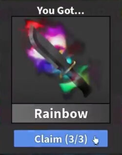 Buying the new RAINBOW GODLY BUNDLE in MM2!!! 