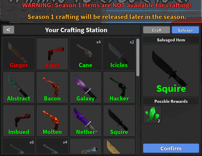 I want ginger blade so im offering a bio blade and 10 xbox knifes same value  btw ginger blade me fav godly : r/MurderMystery2