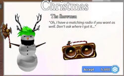 Snowman Pet, Murder Mystery 2 Wiki