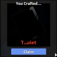 CraftedTablet.jpg (33 KB) The Tablet after it is crafted.