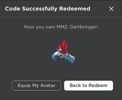 Roblox MM2 Dartbringer Nerf Dart Blaster Gun CODE India