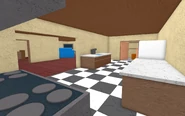 The first room's kitchen.