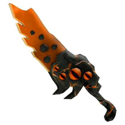 Roblox Murder Mystery 2 MM2 Orange Seer Godly Knife and Guns