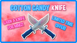MURDER MYSTERY 2 (MM2) - Cotton Candy £2.50 - PicClick UK