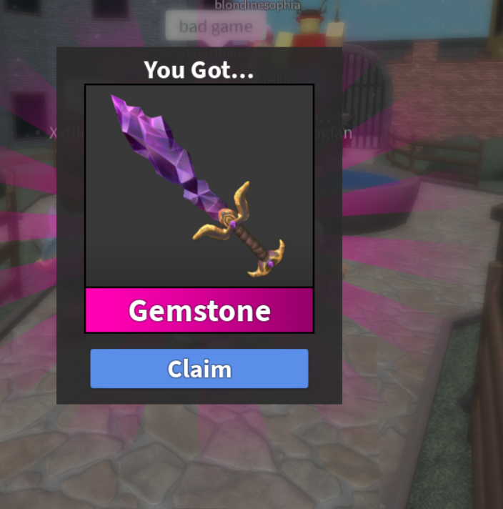 Trasing gemstone #mm2 #godly #murdermystery2 #gemstone