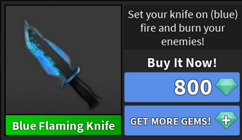 Qibmfppur42bym - blue knife roblox