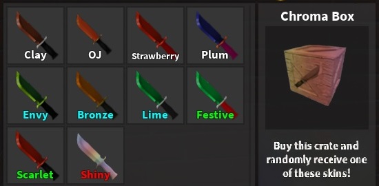 Random Legendary Weapon, Trade Roblox Murder Mystery 2 (MM2) Items