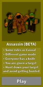 The classic Assassin gamemode option before it was revamped.