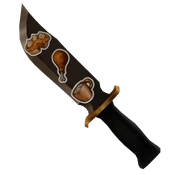 Thanksgiving stickers knife