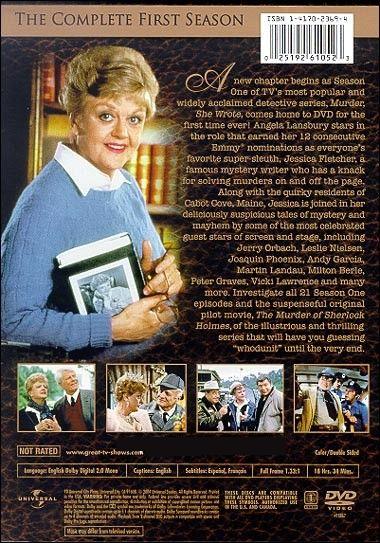 Murder She Wrote The Complete First Season The Murder She