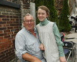 Showrunner Peter Mitchell and his daughter Veronica Denson (Veronica)