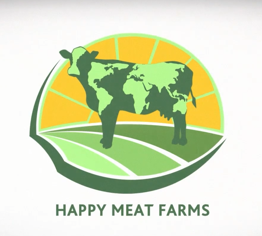 Лунные янки happy meat farms. Ферма логотип. Логотип Happy meat Farms. Мясная ферма лого.