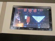 Fig 14. Small monitor in a gallery with (noninteractive) video display