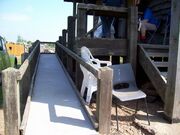 Ramp into granary