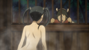 Hibachi caught naked by Jinbei