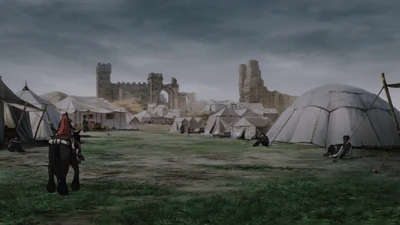 Roa now in ruins where its survivors builds a Refugee Camp