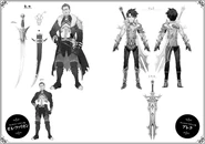 Character Design of Alek and Gal