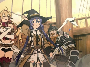 Рокси, Талханд и Элинализ направляются на континент демонов.