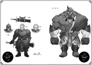 Character Design of Malta and Moore