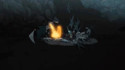 Soldat battling with his sword in the Anime