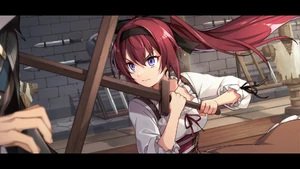 Lilia sparring in the Game