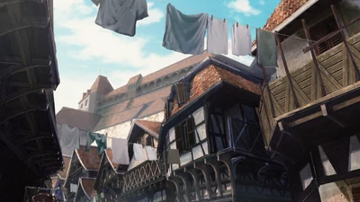 Castle seen from town